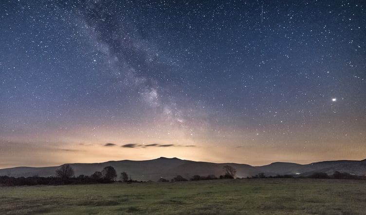 Bannau Brycheiniog National Park, a designated International Dark Sky Reserve, offers some of the clearest, darkest skies in the UK