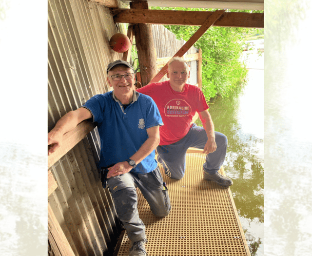 Volunteers lead the way on new jetty at sailing club