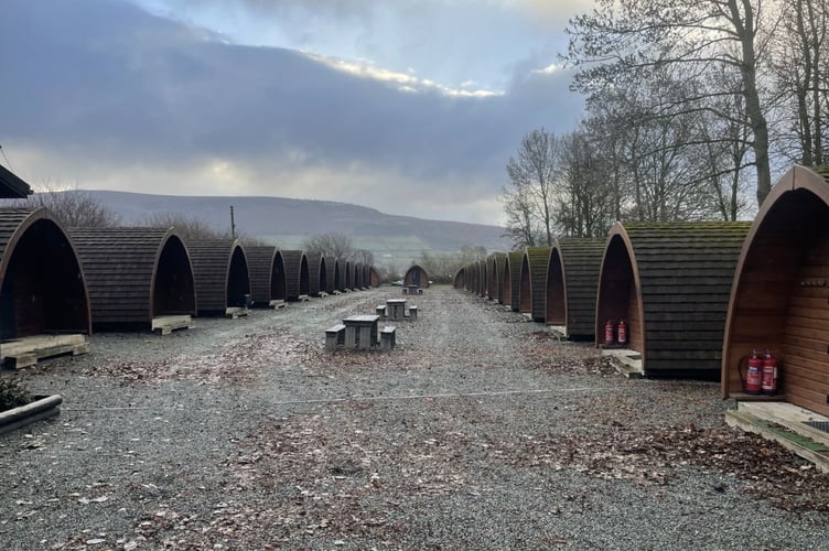 The Royal Oak Camp site sits around 100m from Llangorse Lake in the Bannau Brycheiniog National Park