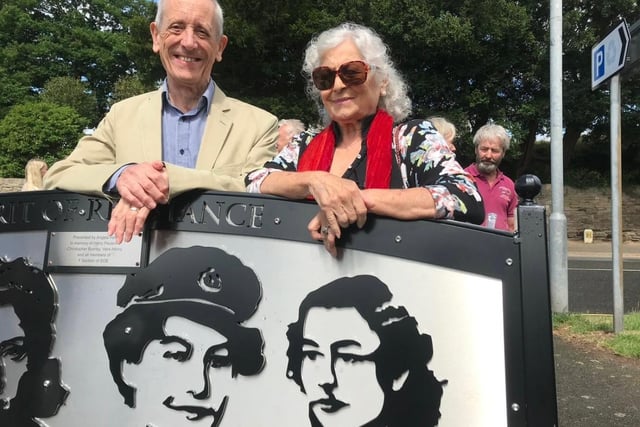 Hay remembers WWII heroes with two new memorial benches