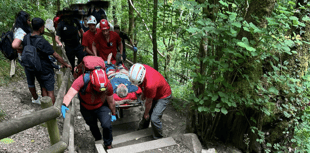 Walker rescued after fall at Sgwd yr Eira waterfall