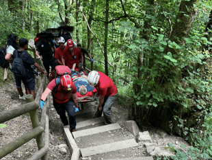 Walker rescued after fall at Sgwd yr Eira waterfall