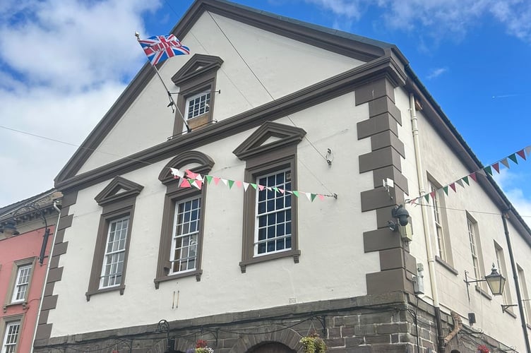 Brecon's Guildhall, the historic venue for a night of paranormal investigation and ghost hunting on September 12
