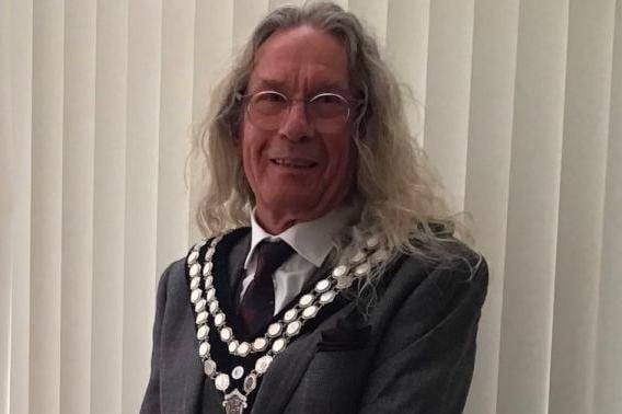 Mayor of Llandrindod Wells, Cllr Stephen Deeks D’Silva