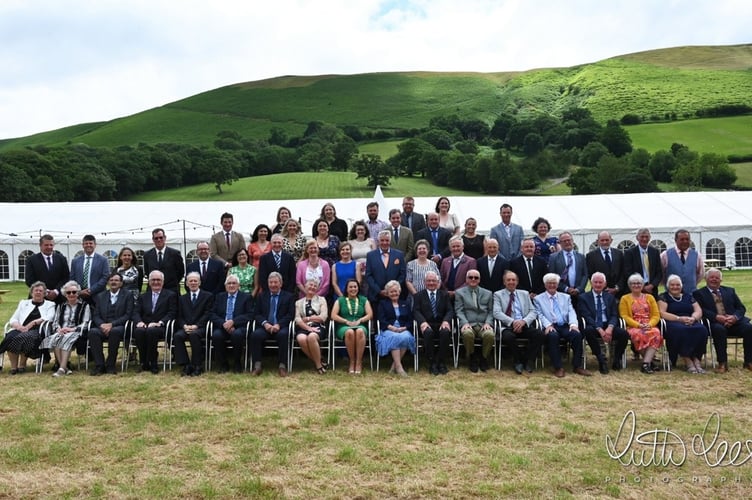 Past County Chairs gathered with members and friends at Radnor YFC’s 80th Anniversary Luncheon, celebrating eight decades of the federation’s history 