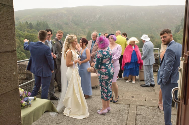 Pen y Garreg Dam in the Elan Valley offers a unique wedding venue 