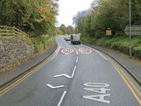 A40 near Sennybridge closed due to collision
