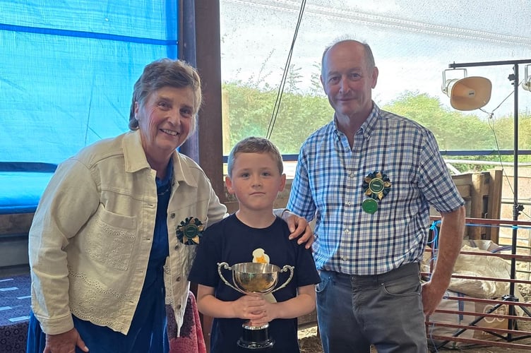 Evan won the Overall Children’s Cup