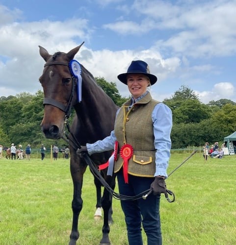 Reserve Champion Dalsown Ruben, shown by Julie Phillips