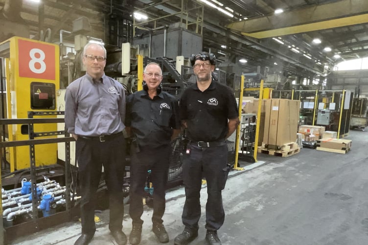 CastAlum, in Welshpool, received a Business Growth Grant through Powys County Council last year worth £25,000, which it put towards the cost of updating two of its die-cast machines