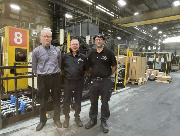 CastAlum, in Welshpool, received a Business Growth Grant through Powys County Council last year worth £25,000, which it put towards the cost of updating two of its die-cast machines
