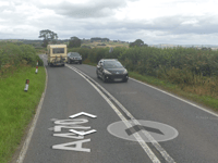 Delays on A470 due to spillage on road