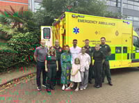 Cardiac arrest survivor reunited with lifesaving neighbours