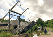 Then and now: Pencelli Castle’s moat still guides canal 225 years on