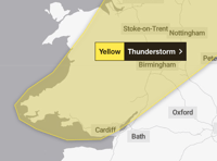 More weather warnings issued for thunderstorm over Wales