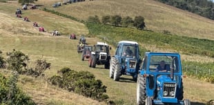Record turnout for 25th Llanddewi Tractor Run