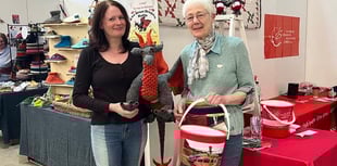 Crocheted dragon and quilt raise over £5,000 for charity