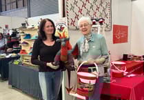 Crocheted dragon and quilt raise over £5,000 for air ambulance