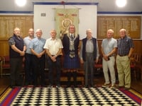 Mayor joins first Masonic Lodge open day in Llandrindod Wells