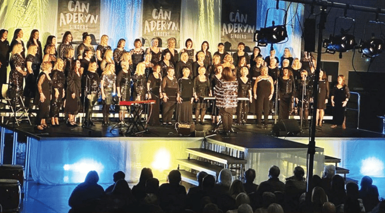 The Cân Aderyn Singers will perform at Clarence Hall, Crickhowell, for a Living with Dementia fundraiser