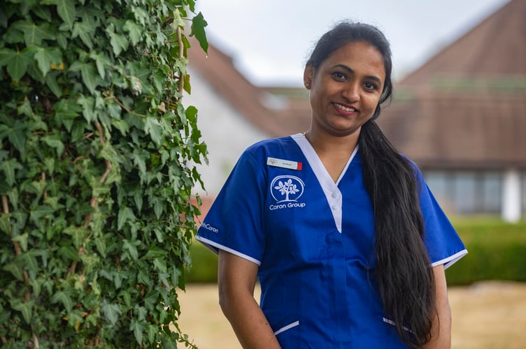 Wales Care Awards ; Pictured is Shiny Skaria. Picture Mandy Jones