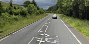 A470 near Storey Arms closed due to crash