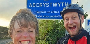 Llanwrtyd fundraisers cycle 100 miles for community play park