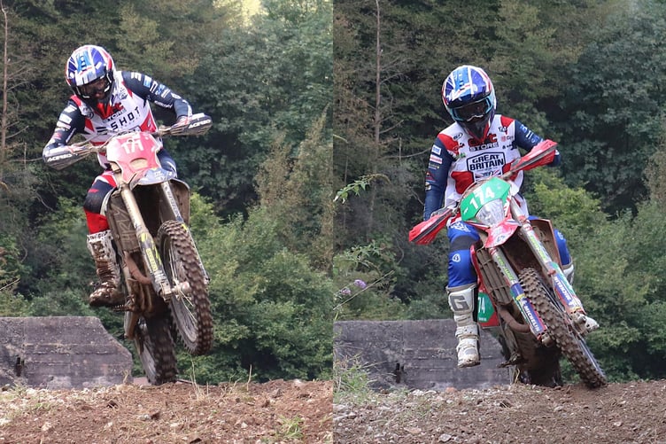 Left is Alex Walton of Rhayader and right is Sam Davies of Llandrindod Wells