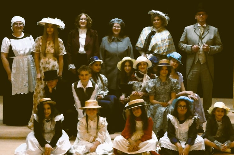 The cast of The Railway Children