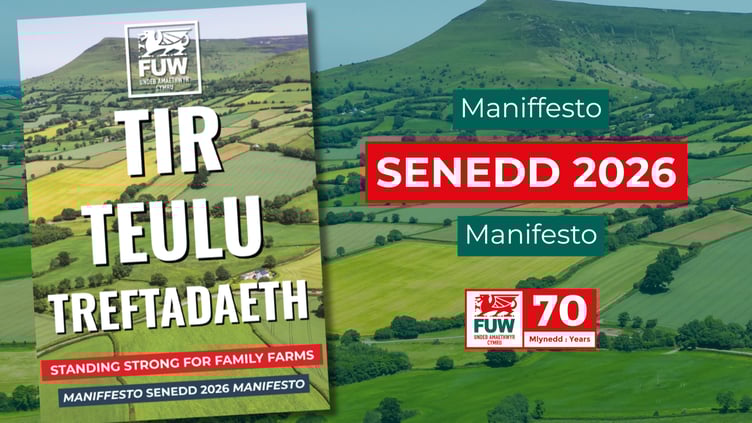 The Farmers’ Union of Wales launched its 2026 Senedd Election Manifesto at the Usk Show