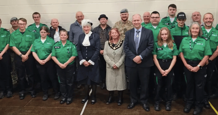 St John Ambulance Cymru’s Brecon Division was officially re-opened on September 3, with dignitaries and volunteers from across Powys in attendance