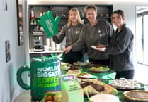 Mid Wales business group hosts Macmillan Coffee Morning