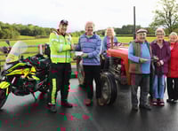 Tractor run marks silver jubilee with charity donations
