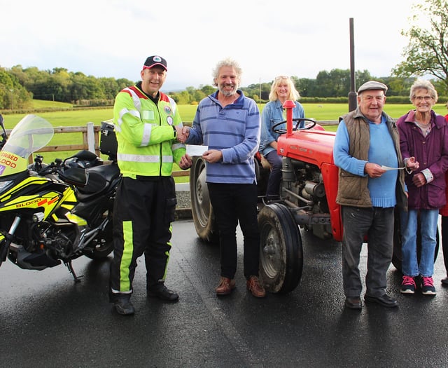 Tractor run marks silver jubilee with charity donations