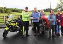 Tractor run marks silver jubilee with charity donations
