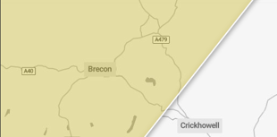 Weekend of rain ahead as yellow warning issued over Brecon