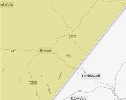 Yellow warning heavy rain 20 Sept 2025