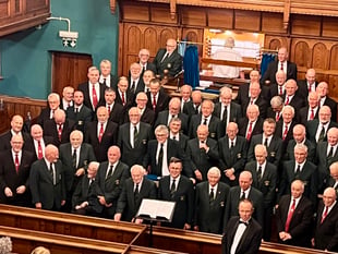 Joint Welsh male voice choir concert takes Llanidloes by storm