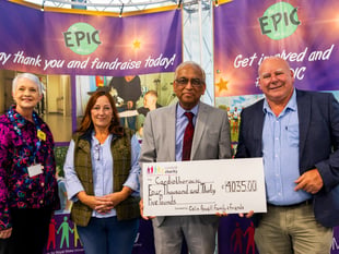 Colin’s party raises £4,000 for cardiac ward