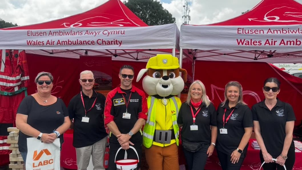 Rubble from Paw Patrol helps Powys team raise £619 for Wales Air ...