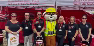 Paw Patrol fun helps raise £619 for Wales Air Ambulance 