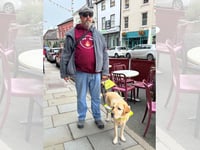 ‘No-go areas’ in Brecon for guide dog owner due to pavement parking