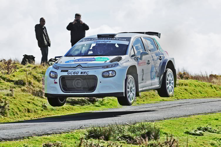 It was another Epynt podium for Abergavenny's Damian Cole and Paul Spooner in the Citroen C3 Rally2