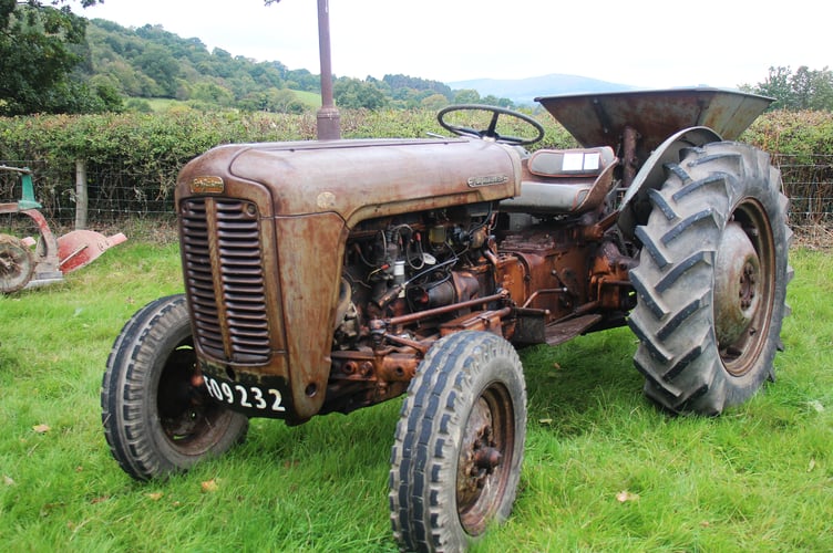 Keith Williams of Gwystre won the best original vintage tractor