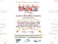 Powys carers invited to free wellness events