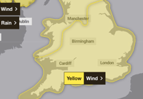 Mid Wales placed under yellow weather warning due to Storm Amy