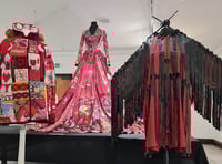 The Red Dress exhibition wows at Theatr Brycheiniog