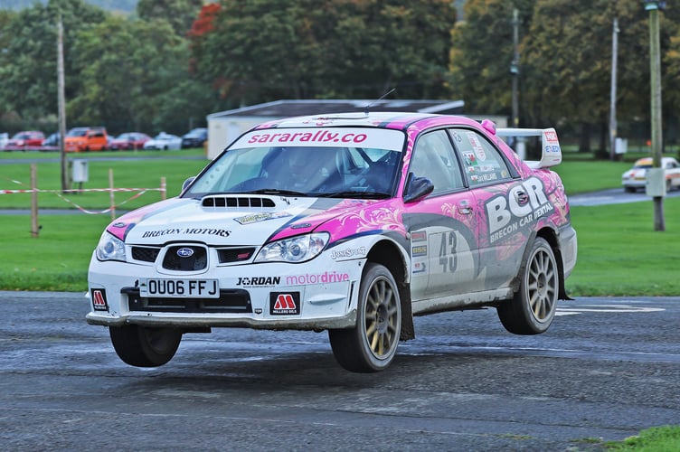 Sara Williams returned to the driver's seat at the Showground event 
