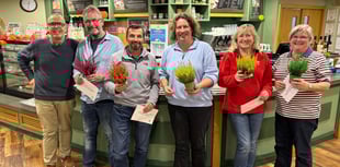 Quiz and curry helps garden centre raise £1,300 for charity