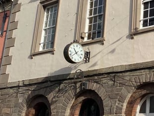 Brecon Guildhall clock still undergoing repairs
